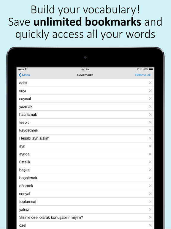 Screenshot #4 for Turkish Dictionary & Thesaurus