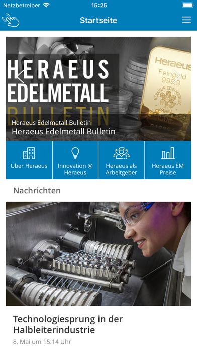 Screenshot #1 pour Heraeus touch