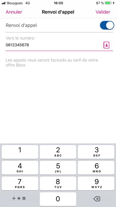 Screenshot #2 pour Messagerie Vocale Bbox