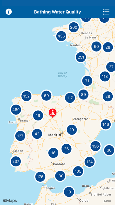 Screenshot #1 pour Bathing Water Quality