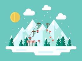 The WinterMNN is a small sticker, which are show the 36 Winter MNN sticker in cartoon