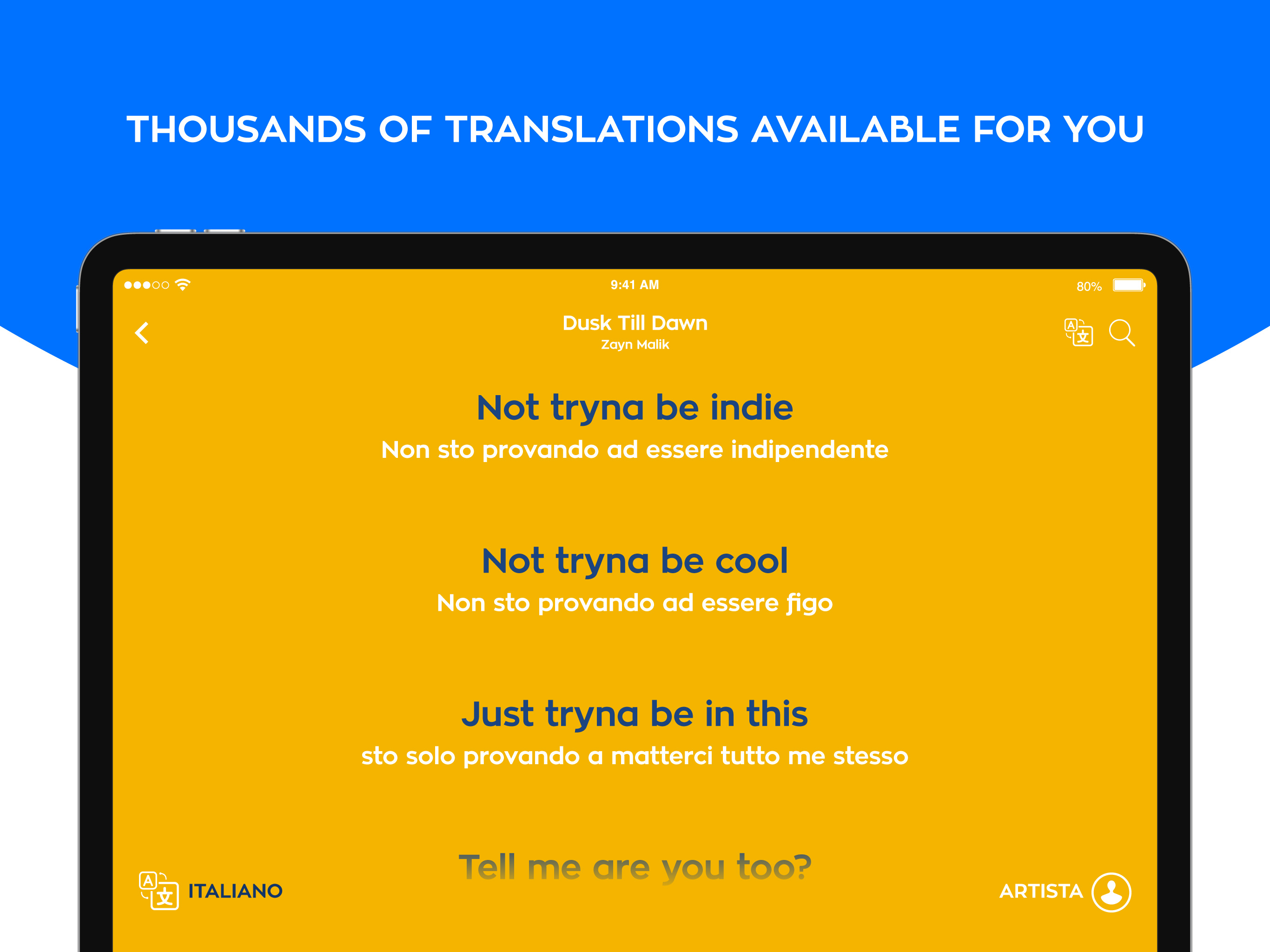 Lyrics Mania screenshot 6
