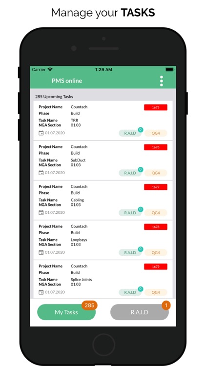 NGAPMS - Project Delivery Tool