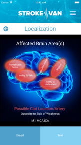 StrokeVAN App screenshot