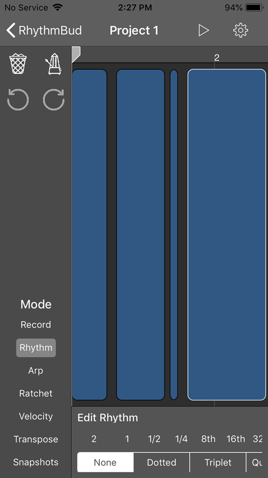 #6. RhythmBud - AUv3 MIDI FX (iOS) By: Cem Olcay