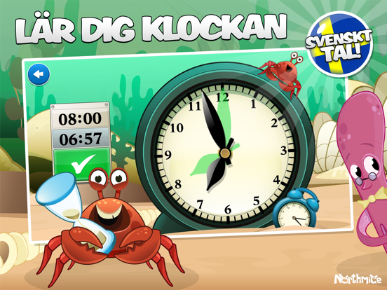 Screenshot #4 pour Lär dig klockan med Miniklubb