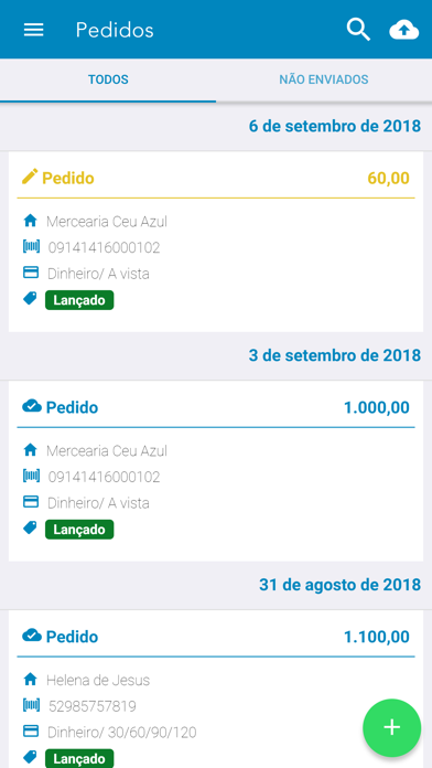 Merx Pedidos de Venda Screenshot