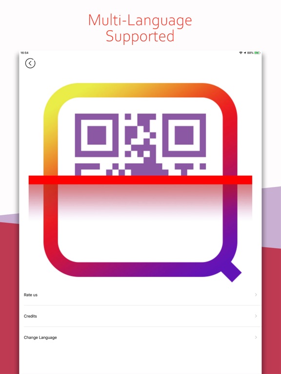 QR Code Scanner&Generator iPad screenshot 5 - Productivity app