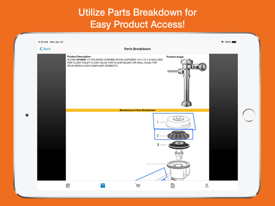 HJC Parts Express iPad screenshot 4 - Business app