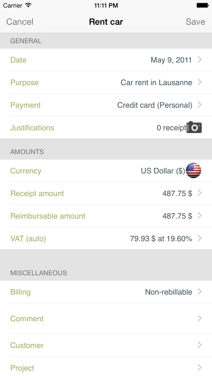 iPhone screenshot