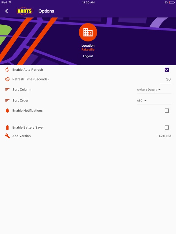 Screenshot #6 pour DARTS: Next Bus