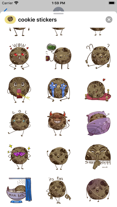 Screenshot #2 pour Cookie - Emoji and Stickers
