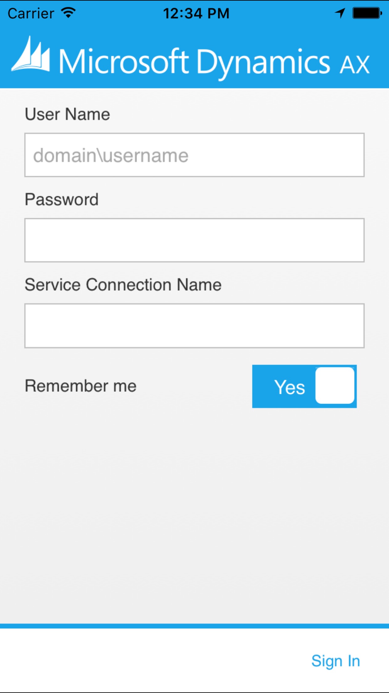 Screenshot 2 of Dynamics AX