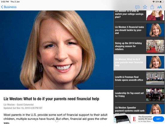 Times Leader Wilkes-Barre iPad screenshot 5 - News app