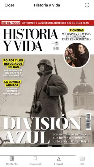 Captura de pantalla de Historia Y Vida en iPhone 3