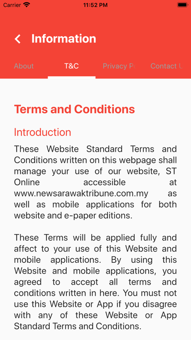 New Sarawak Tribune e-paper screenshot 4