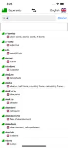 Esperanto-English Dictionary screenshot #5 for iPhone