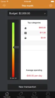 moneybook - finance with flair iphone screenshot 1