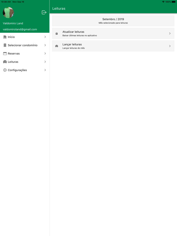 Condominizar Administrativo iPad screenshot