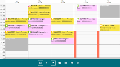 Agenda En Ligne Screenshot