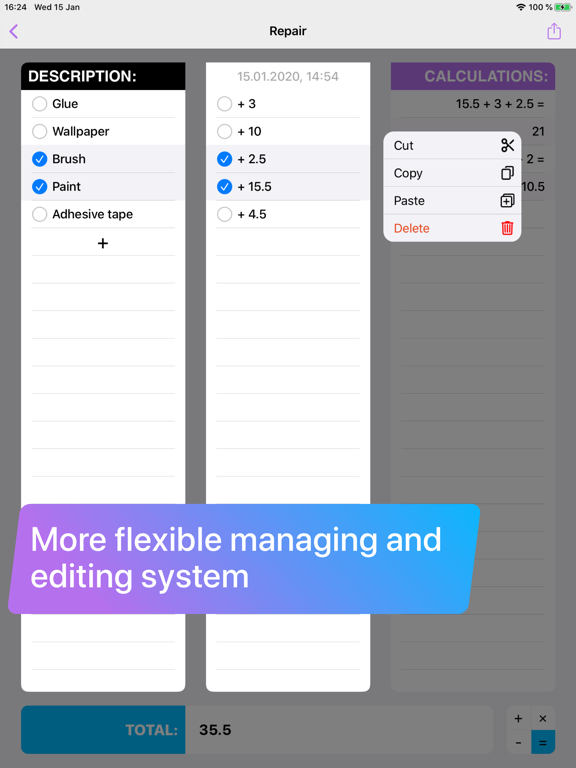 PNL - Profit and Loss iPad screenshot 4 - Finance app