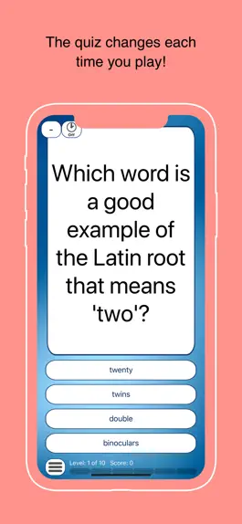 Game screenshot Vocabulary: Greek Latin Roots apk