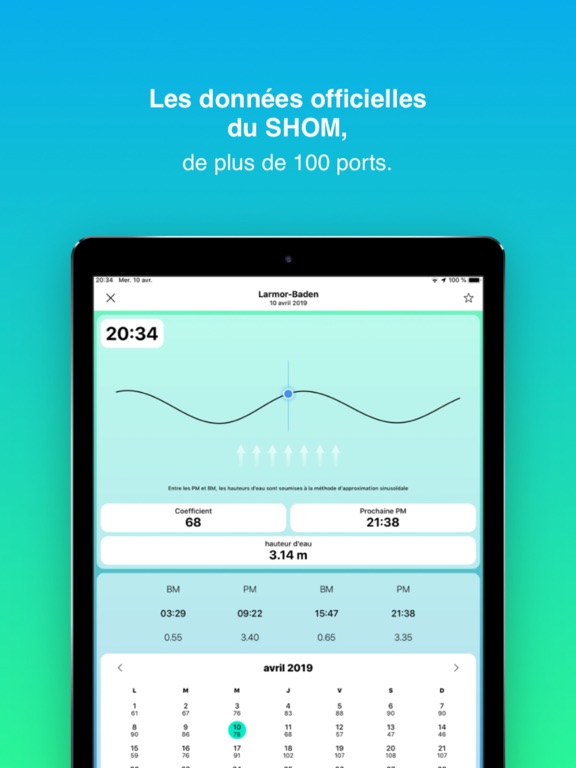 Juzzy - Courants et marées iPad screenshot 4
