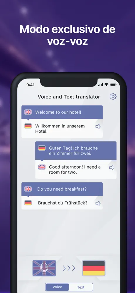 Traductor de Voz y Textos