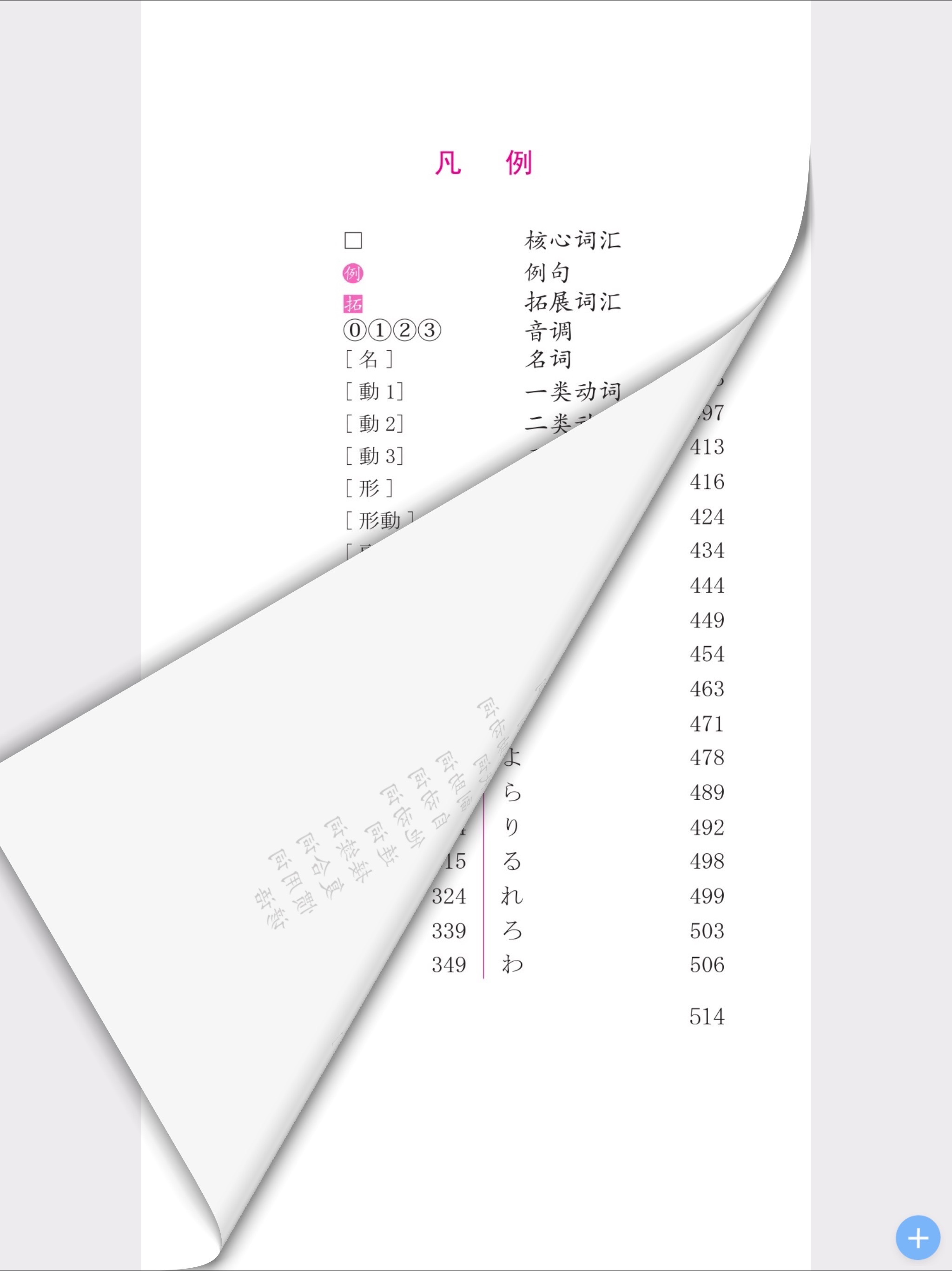 日语口袋单词书 （有声点读）