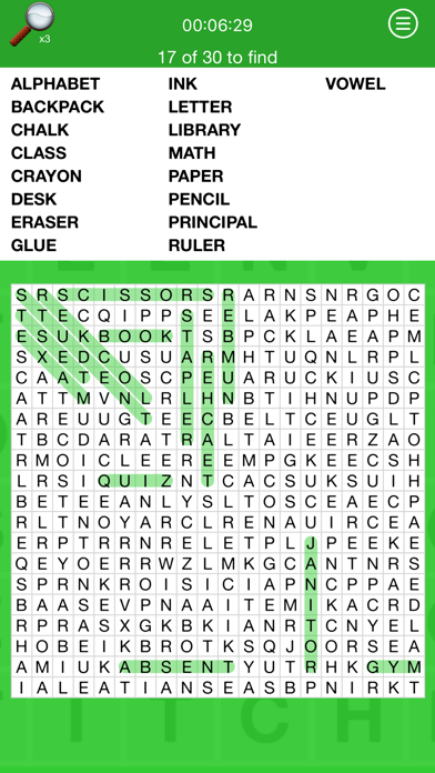 WordSearch vla Screenshot