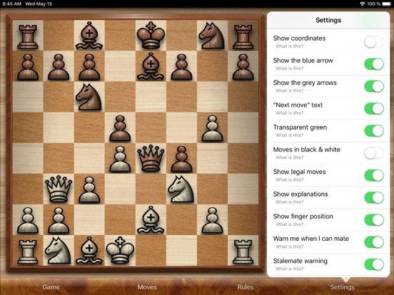 Chess Tiger Pro iPad app afbeelding 8