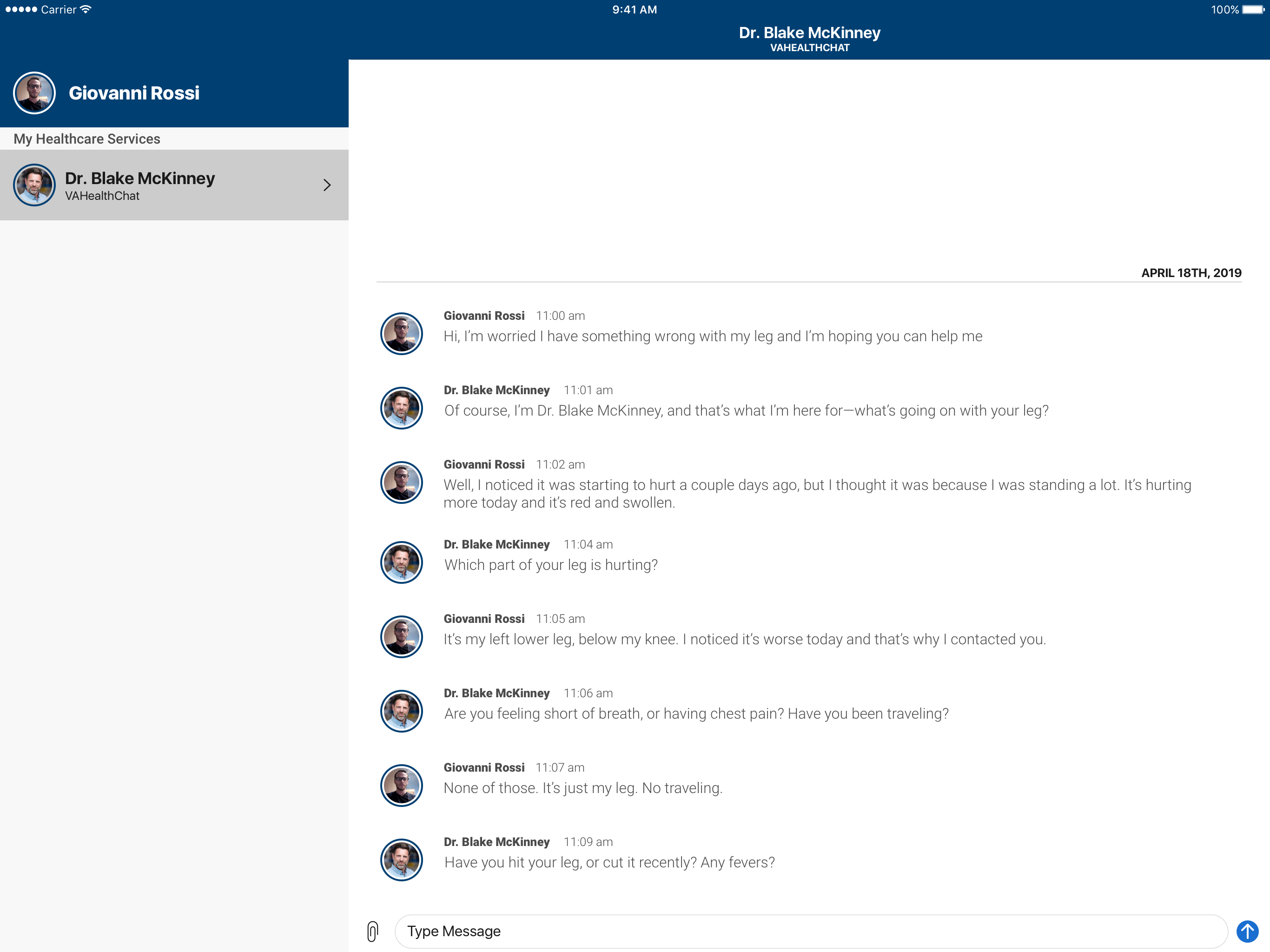 VA Health Chat
