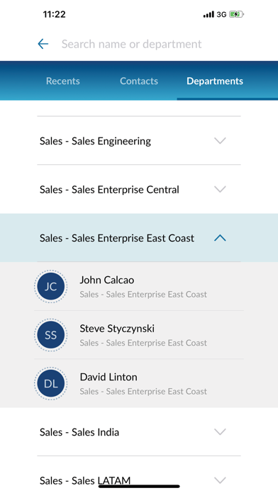 VocaNOM: Org. Voice phonebook iPhone screenshot 4 - Productivity app