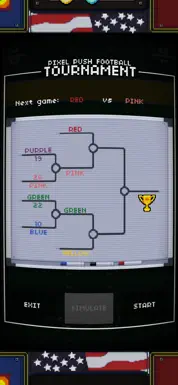 Pixel Push Football - Screenshot 2