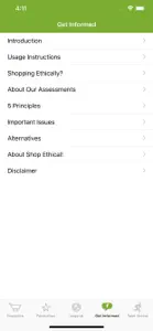 Shop Ethical! screenshot #4 for iPhone