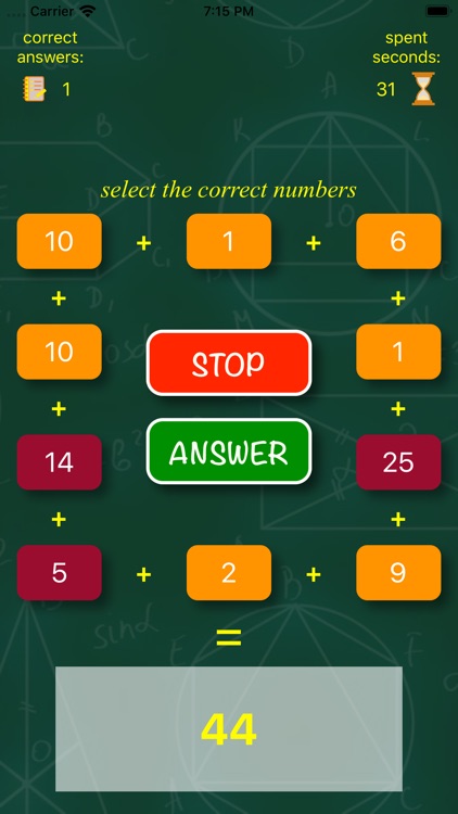 Select a numbers to add screenshot-3
