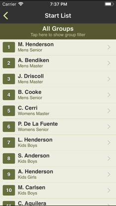 RaceSplitter — Race Timer screenshot 2