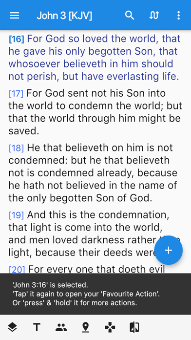 Unique Bible App Screenshot