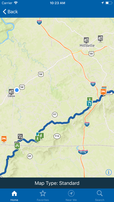 Blue Ridge Pkwy Travel Planner Screenshot