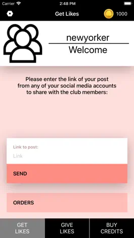 Game screenshot Social Likers Club apk