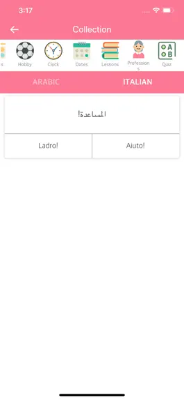 Game screenshot Arabic Italian Dictionary hack