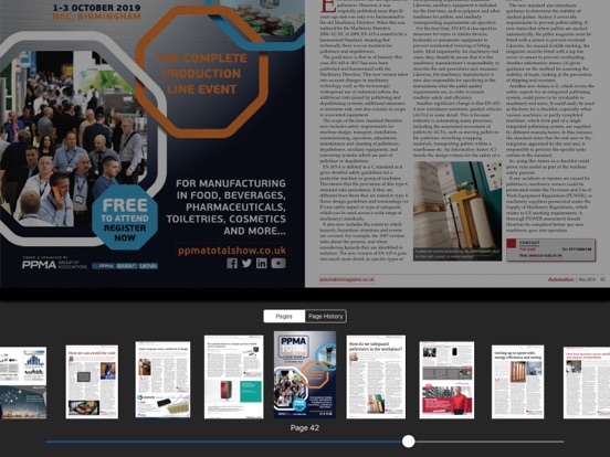 Automation Magazine iPad screenshot