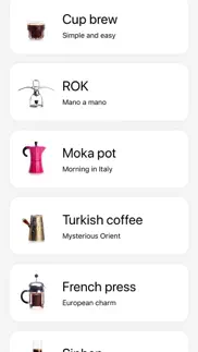 mc coffee brewer iphone screenshot 2