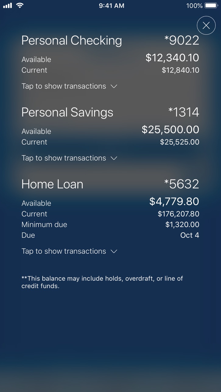 iPhone screenshot