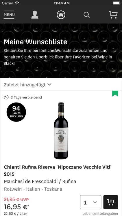 Wine in Black screenshot-3