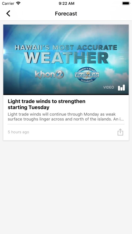 KHON2 WX - Radar & Forecasts