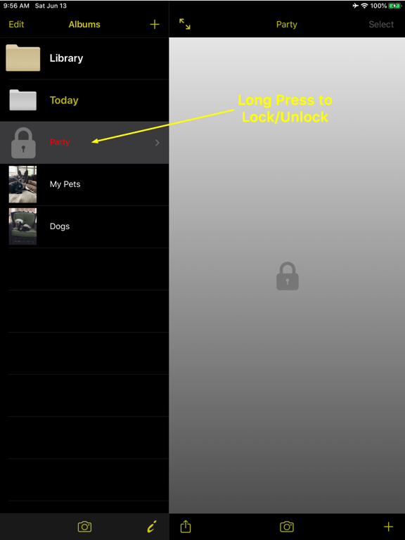 Yell Cam iPad screenshot 4 - Photo & Video app
