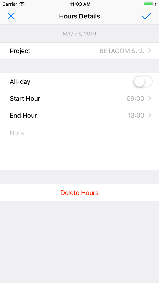 #8. TimeSheet App (iOS) 由: Betacom Srl