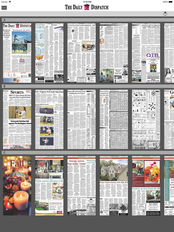 The Daily Dispatch iPad screenshot 5 - News app