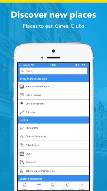 Bucharest City App